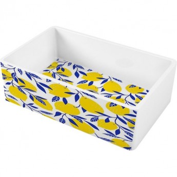 Мойка OMOIKIRI MIKURA 76-LEMON ART COLLECTION Natceramic/white Мойка OMOIKIRI MIKURA 76-LEMON ART COLLECTION Natceramic/white