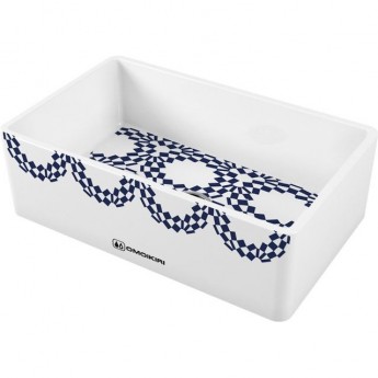 Мойка OMOIKIRI MIKURA 76-TOKYO 2 ART COLLECTION Natceramic/white Мойка OMOIKIRI MIKURA 76-TOKYO 2 ART COLLECTION Natceramic/white