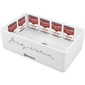 Мойка OMOIKIRI MIKURA 76-WARHOL Natceramic/white Мойка OMOIKIRI MIKURA 76-WARHOL Natceramic/white