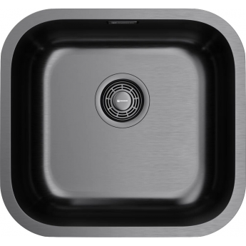 Мойка OMOIKIRI OMI 49-U-GM нерж.сталь/вороненая сталь