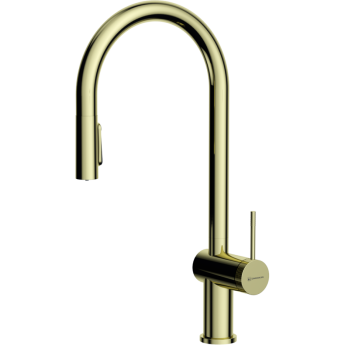 Смеситель OMOIKIRI TAHARA-SB-LG латунь/светлое золото